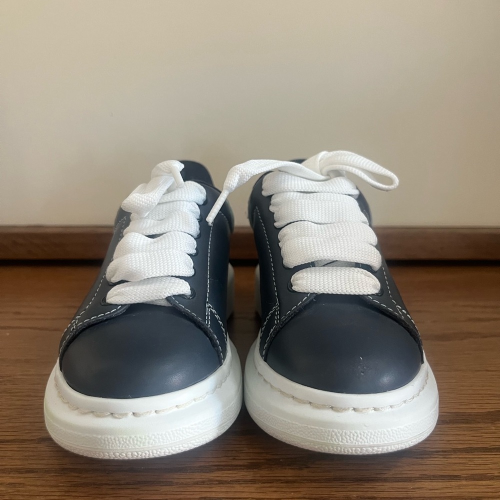 Alexander McQueen Children's Classic Navy Sneakers